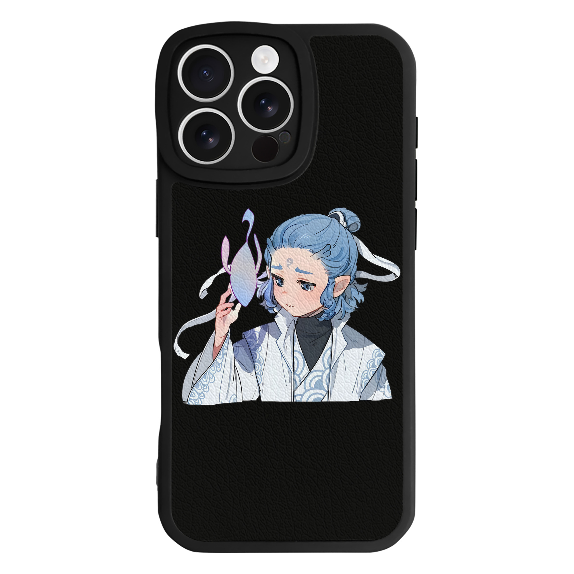 （画像用） Ne Zha 2 ナタ 魔童の大暴れ 【iPhone 16シリーズ対応】シリコンスマホケース（レザー調） 材質：シリコン